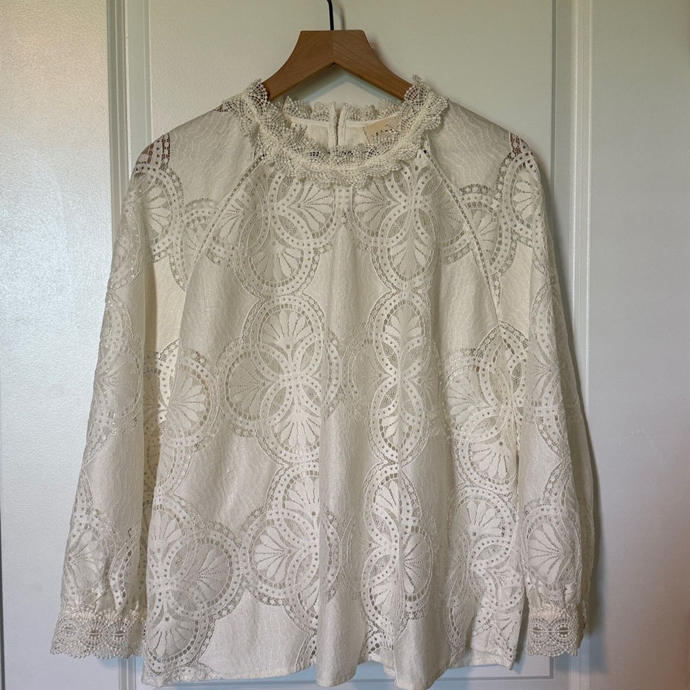 Sezane Bianca Blouse White - Size 14